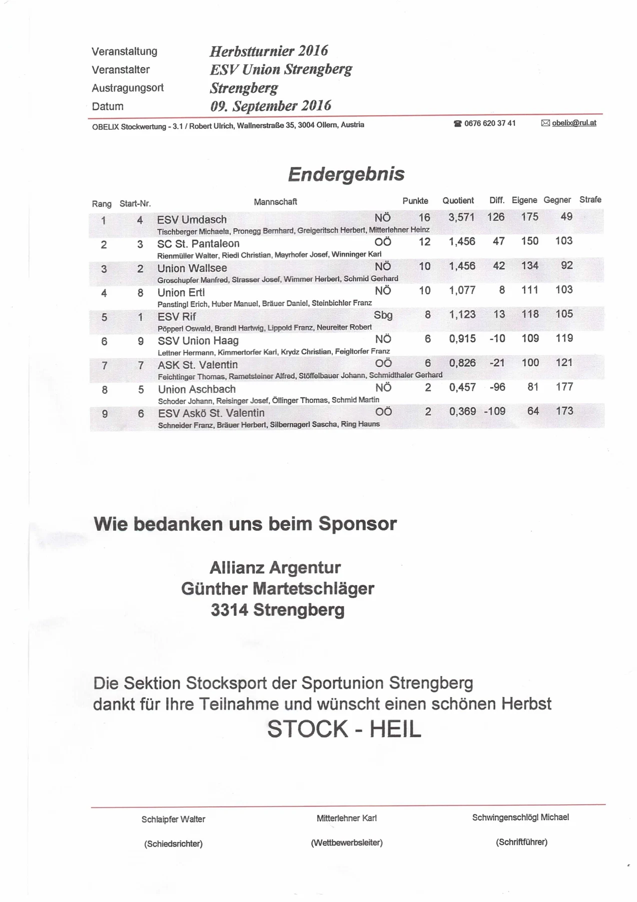 ESV Union Strengberg