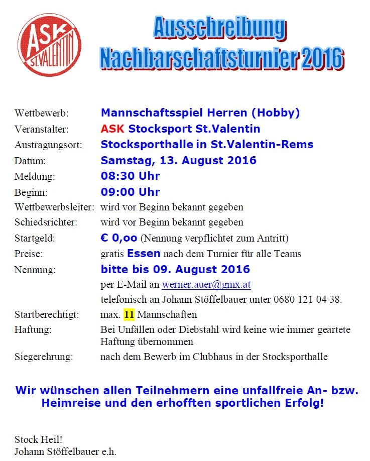 Nachbarschaftsturnier