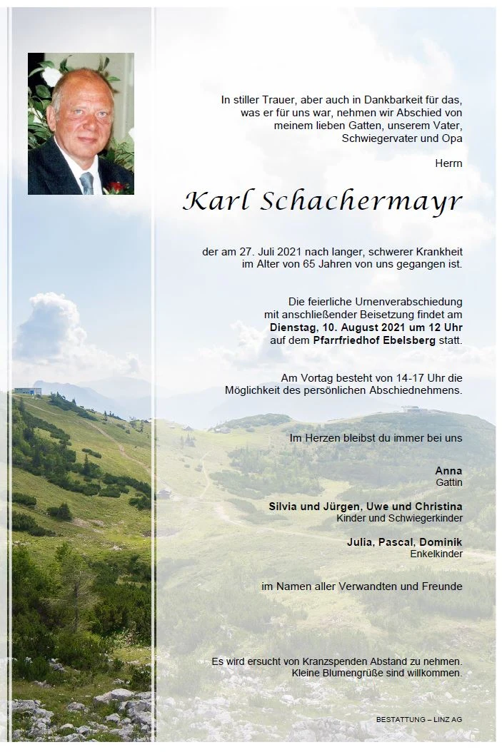 Schachermayr Karl